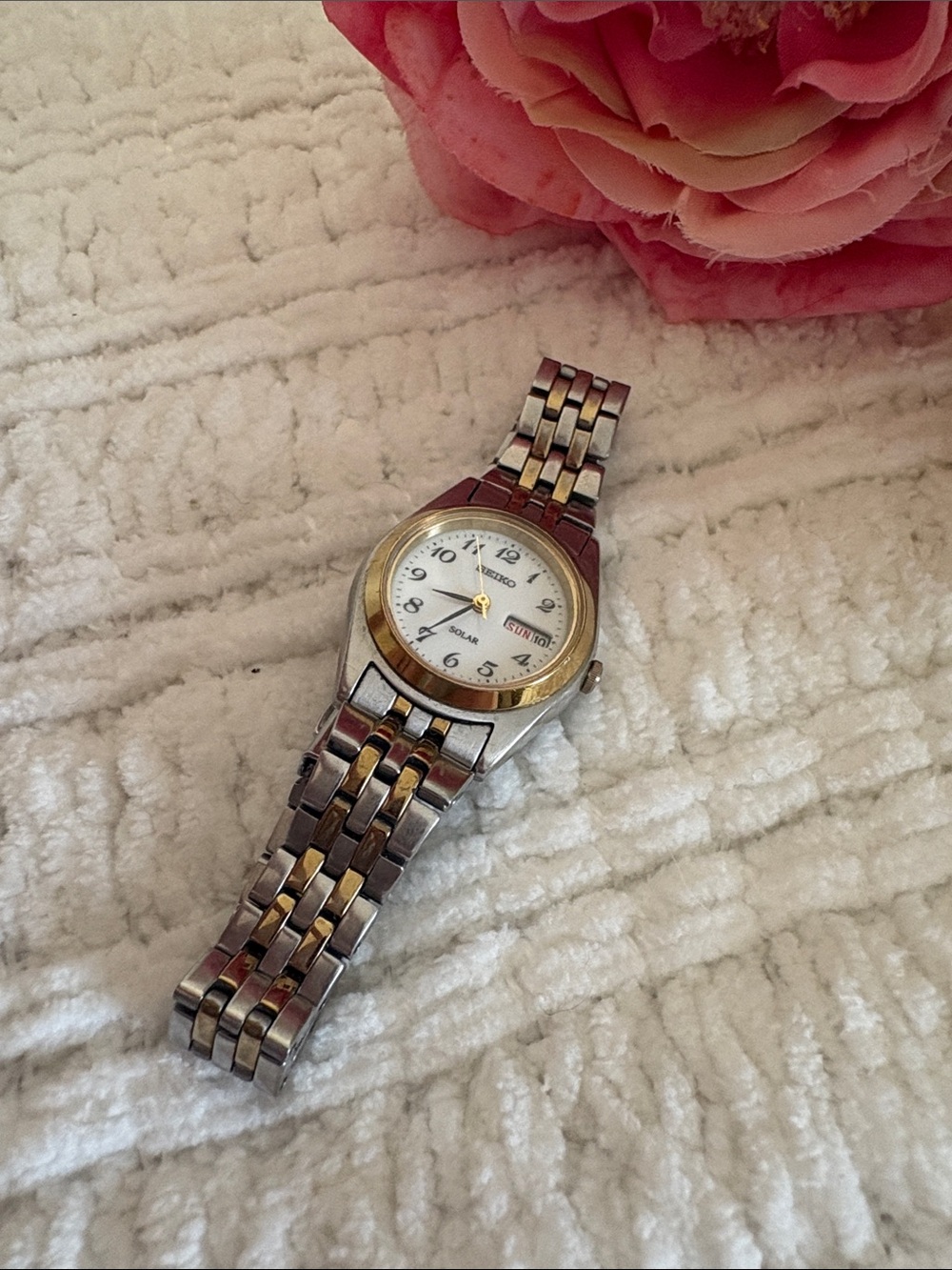 Seiko Women's Two-Tone Bracelet Watch - Gold & Silver